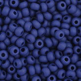 11/0 Preciosa Seed Beads Opaque Navy Blue Matte #35062